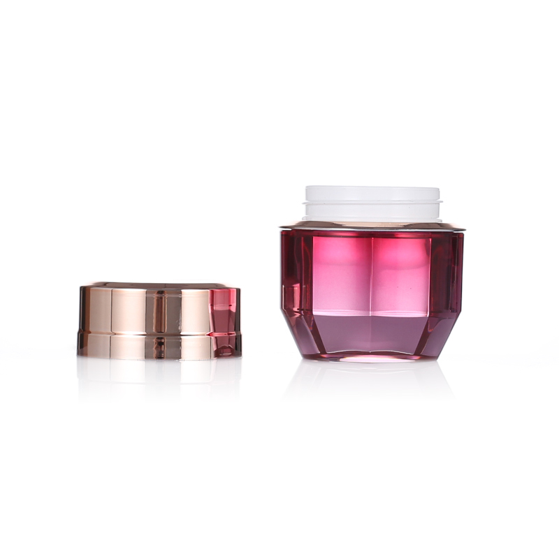 SJG205 15g 30g 50g Luxury Rose Red Refillable Cosmetic Jar Container
