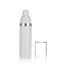 SG-614 20ml 30ml 40ml 50ml White PP Travel Airless Bottle With Transparent Cover Wholesales Cosmetic Packaging