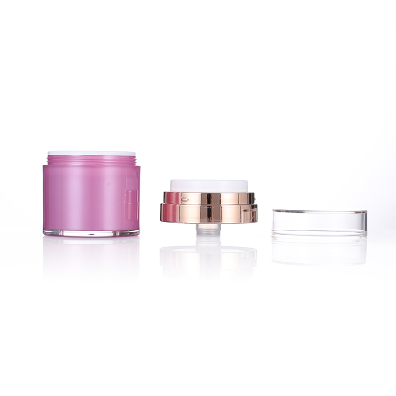 SJG310 15g 30g 50g Acrylic Airless Press Pump Cream Jar Refillable Beauty Packaging Container